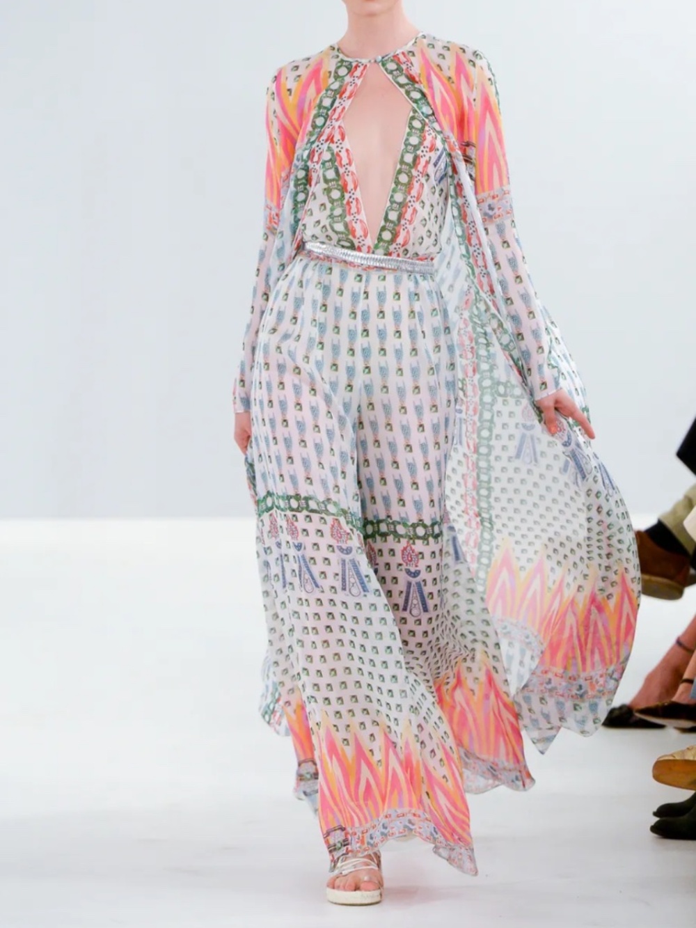 Temperley London Milla Chiffon Runway Gown US 4 Spring 2019 NWT
